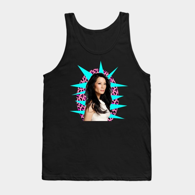 Lucy Liu Tank Top by austyndelugoart